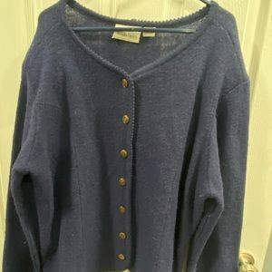 Alexandra Bartlett Navy. Blue wool blazer